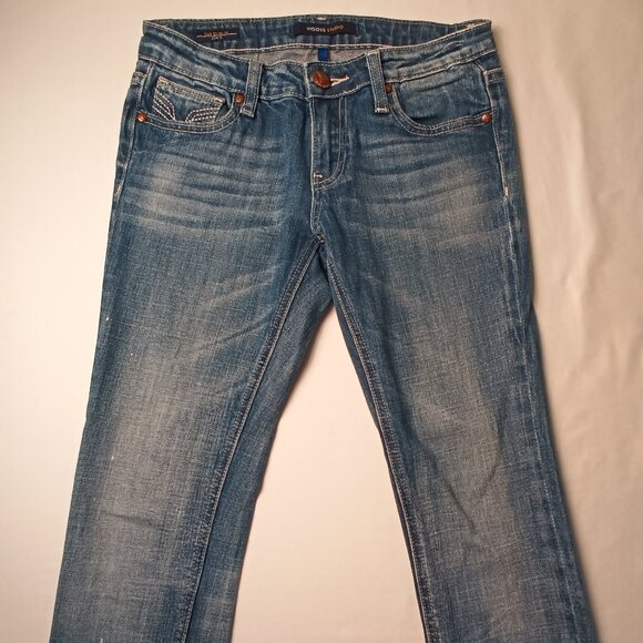 Vigoss Studio Jeans Size 27/4 The Dublin Skinny Low Rise Medium Wash - Picture 2 of 11
